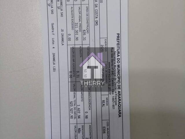 #CH0059 - Chácara para Venda em Araraquara - SP
