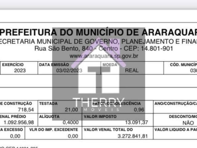 #CONJ0099 - Prédio comercial para Locação em Araraquara - SP