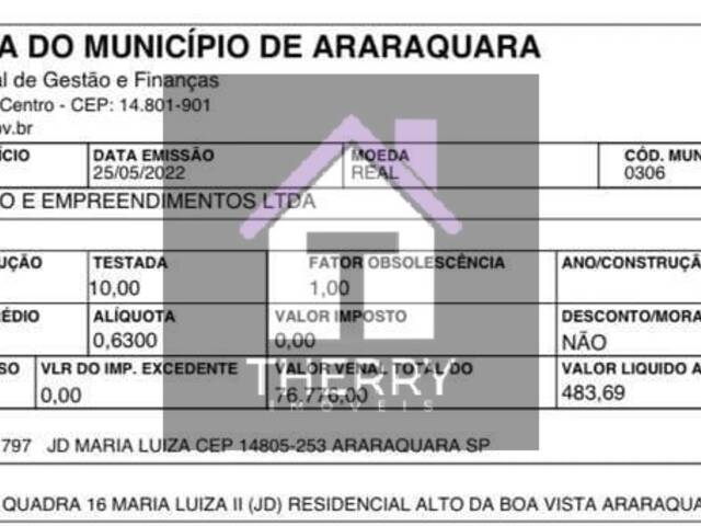 Terreno em condomínio para Venda em Araraquara - 4